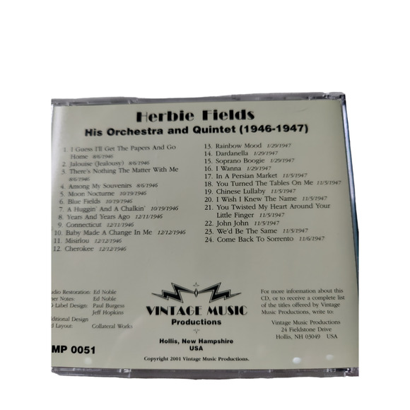 CD bundle Herbie Fields and Beegie Adair - Picture 3 of 5